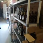 ALUPLAST ράφια σε αποθήκη κάβας / shelves in a liquid store warehouse